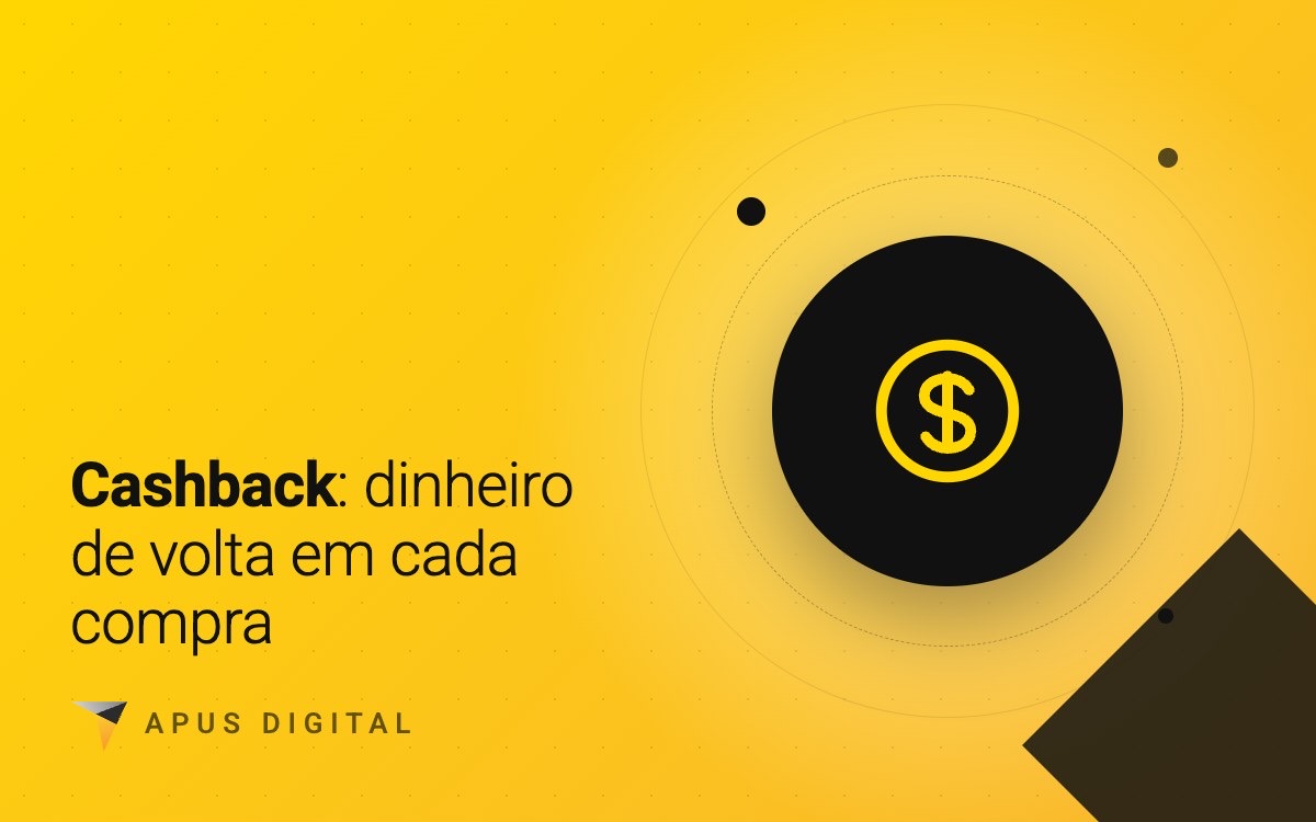 Moeda simbolizando cashback em compras no cartão
